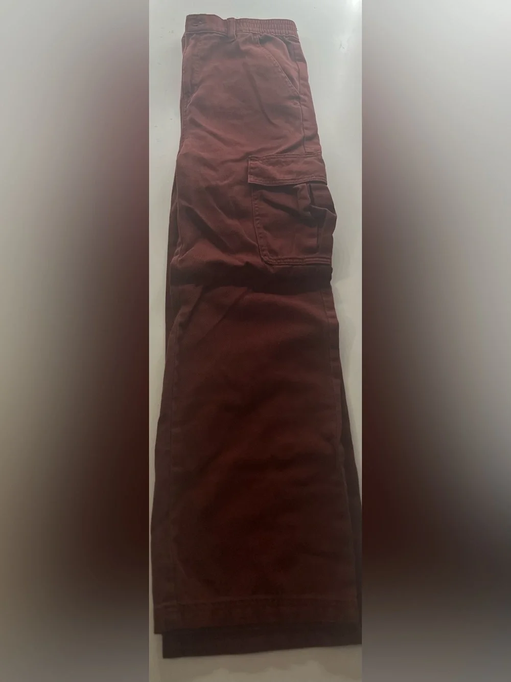 Old Navy Kids Cargo Pants in Deep Burgundy